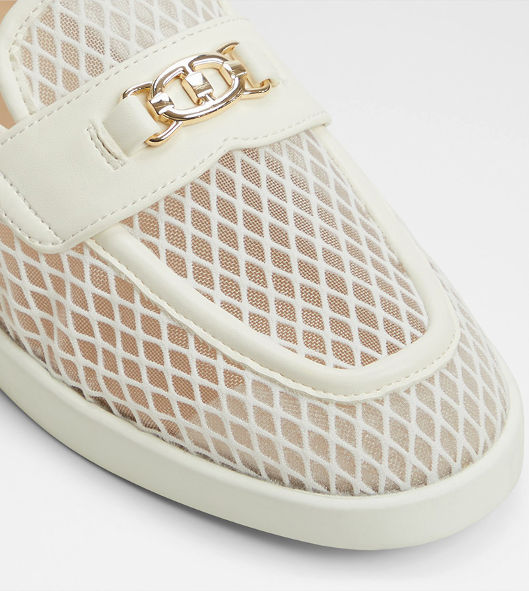 MYRELIA Mesh Metal Detail Mules