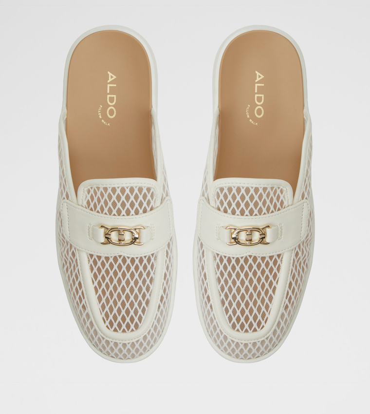 MYRELIA Mesh Metal Detail Mules