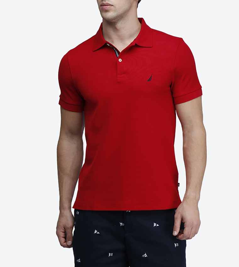 Nautica performance deck on sale shirt slim fit