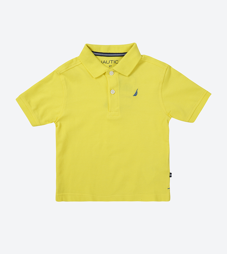 Buy Nautica Classic Collared Polo Shirt Yellow N N281788Q In