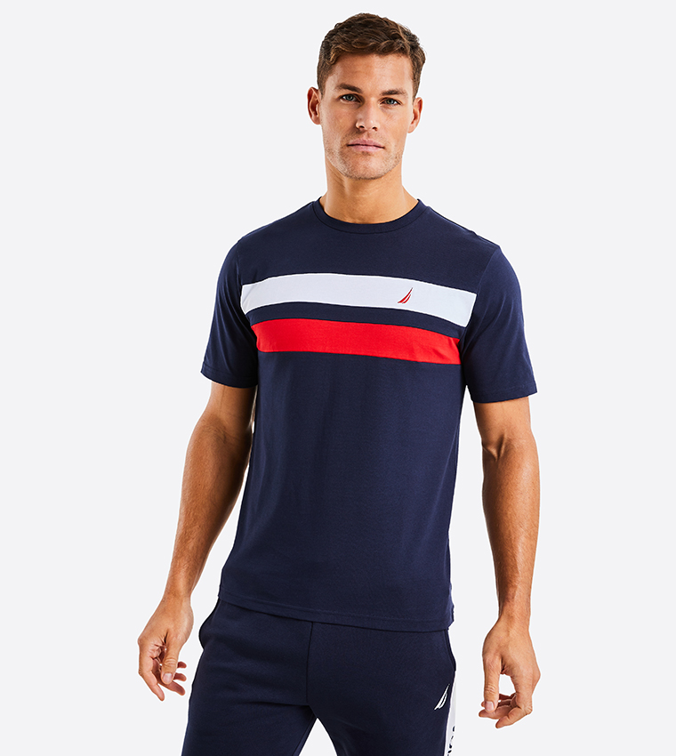 Buy Nautica Arnott Casual T Shirt In Blue 6thStreet UAE