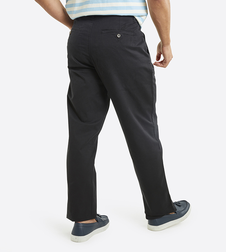 NELSON Solid Mid Rise Trousers