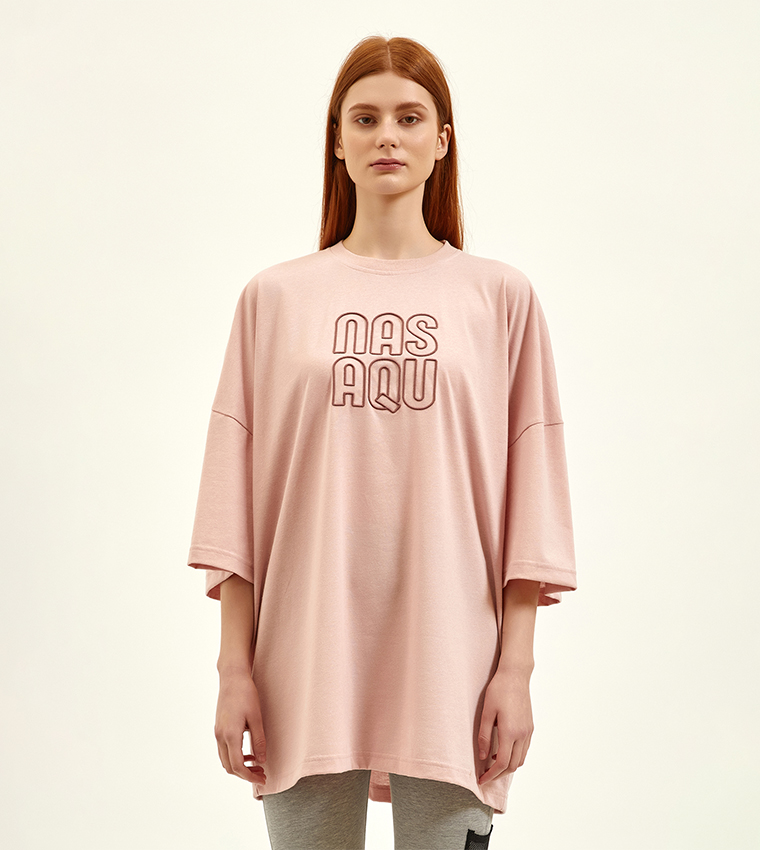 Embroidered NSQ Loose Fit Core T-Shirt