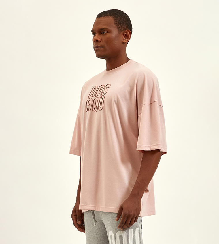 Embroidered NSQ Loose Fit Core T-Shirt