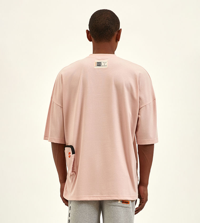 Embroidered NSQ Loose Fit Core T-Shirt