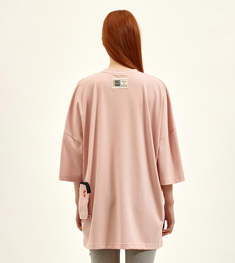 Embroidered NSQ Loose Fit Core T-Shirt