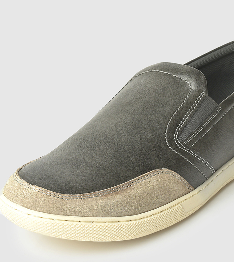 Grey store casual loafers