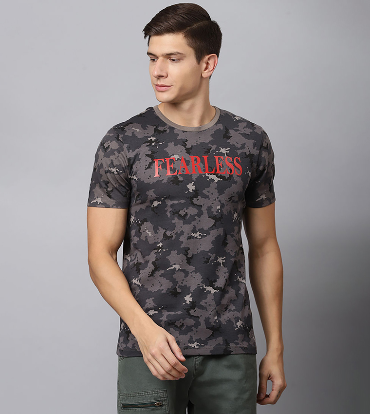 Mens camo clearance t shirt