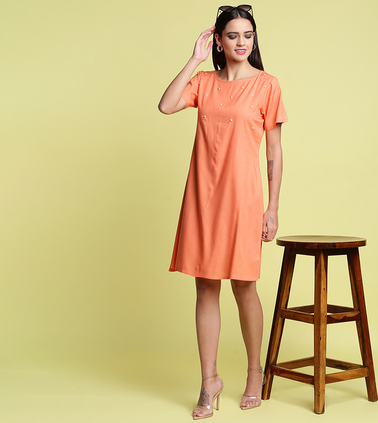 Orange a 2024 line dress