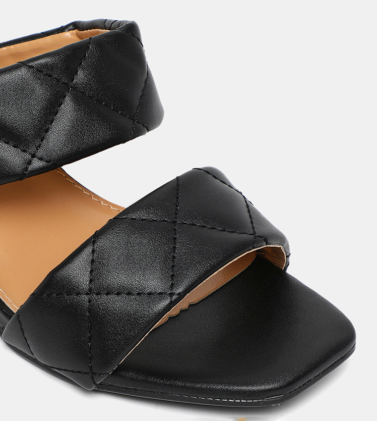 quilted heels womens