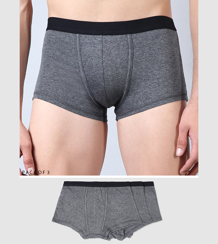 Buy HIS & HERS Basic Brief In Grey | 6thStreet Oman