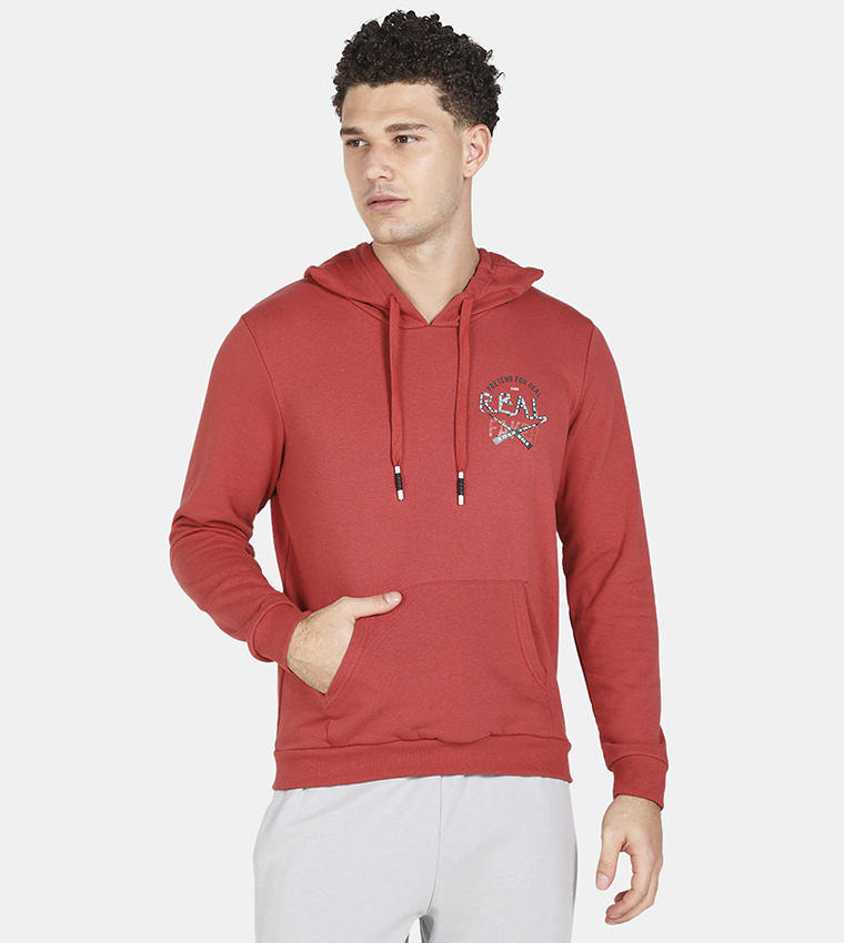 Red on sale hoodie sweatshirt