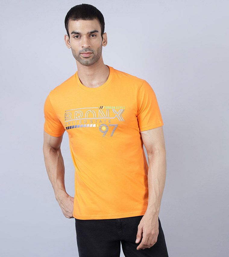 Orange colour 2025 t shirt