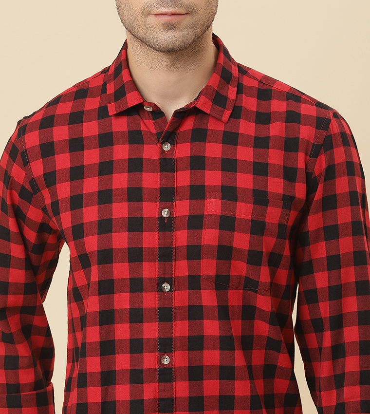 Casual check deals shirt