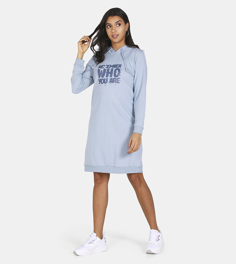 Hooded midi dress best sale