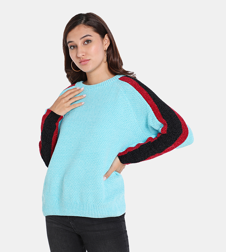 Bat shop sleeve sweater