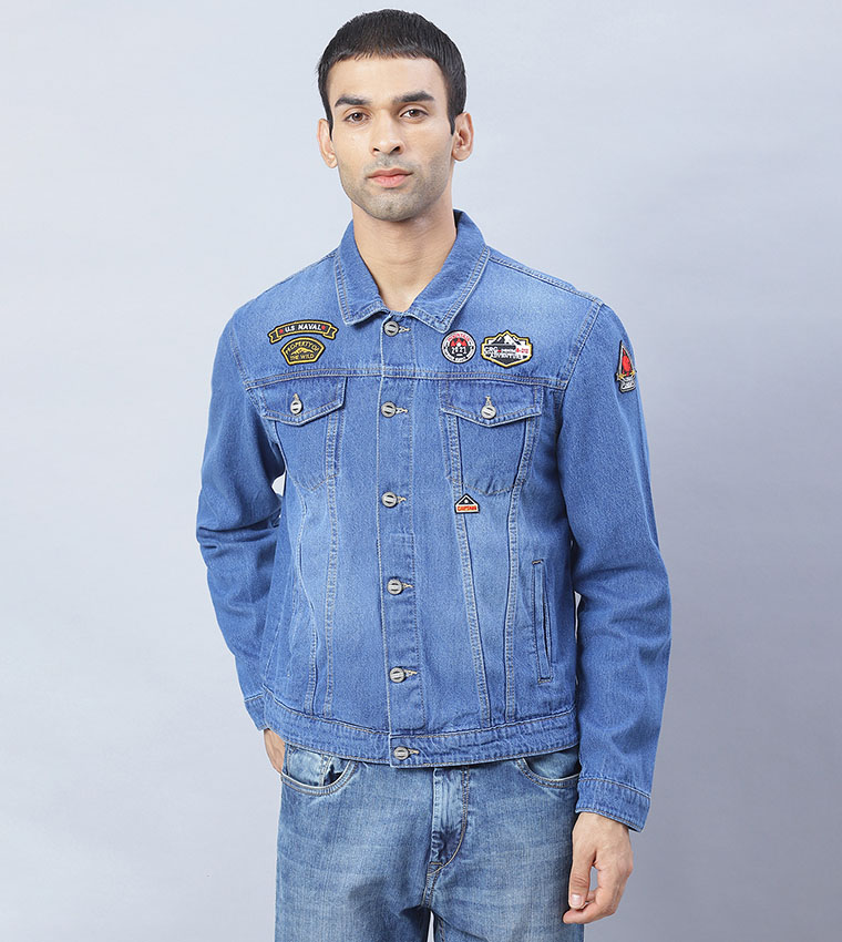 Bomber denim hot sale jacket