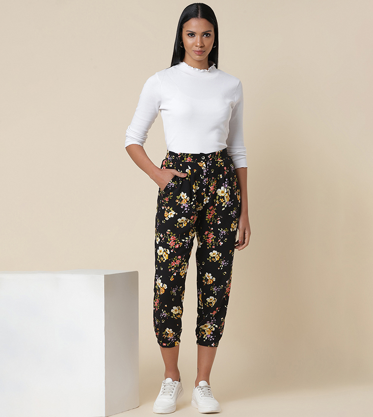 Printed Flowy Lounge Pants