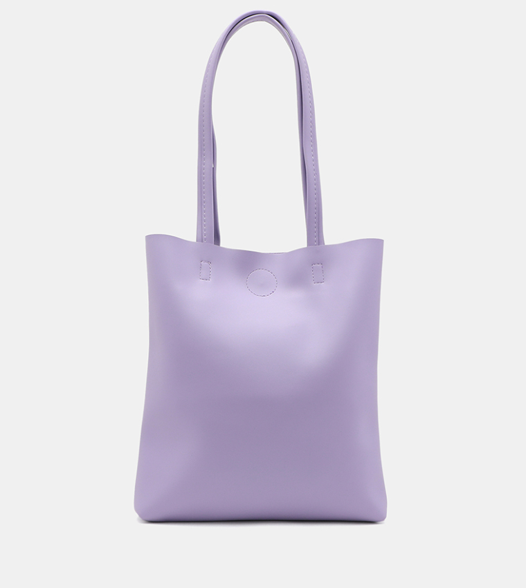 Purple store sling bag