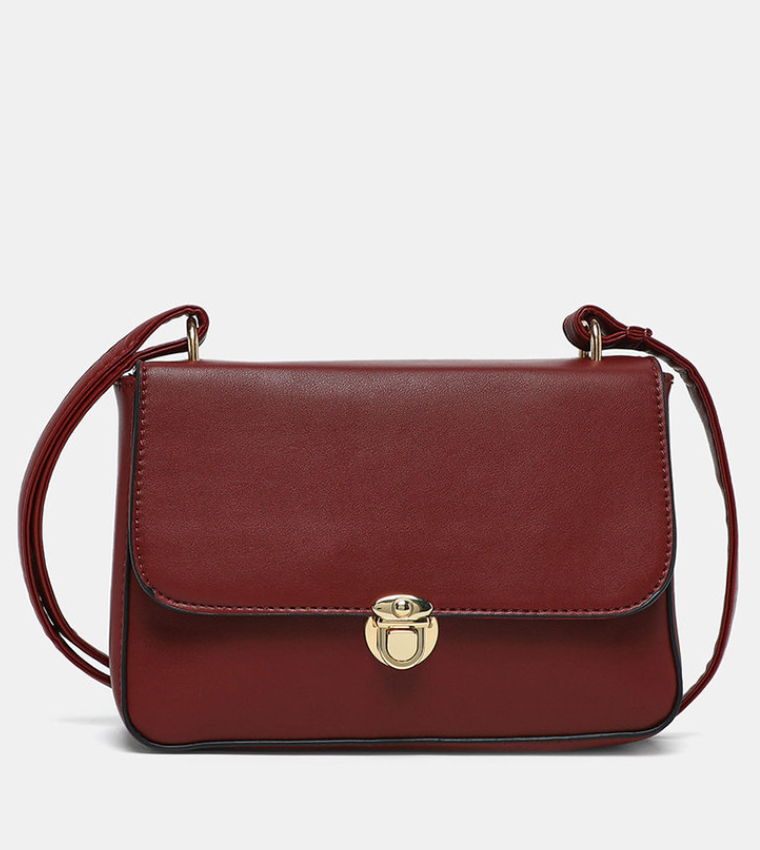 Sling bag maroon on sale