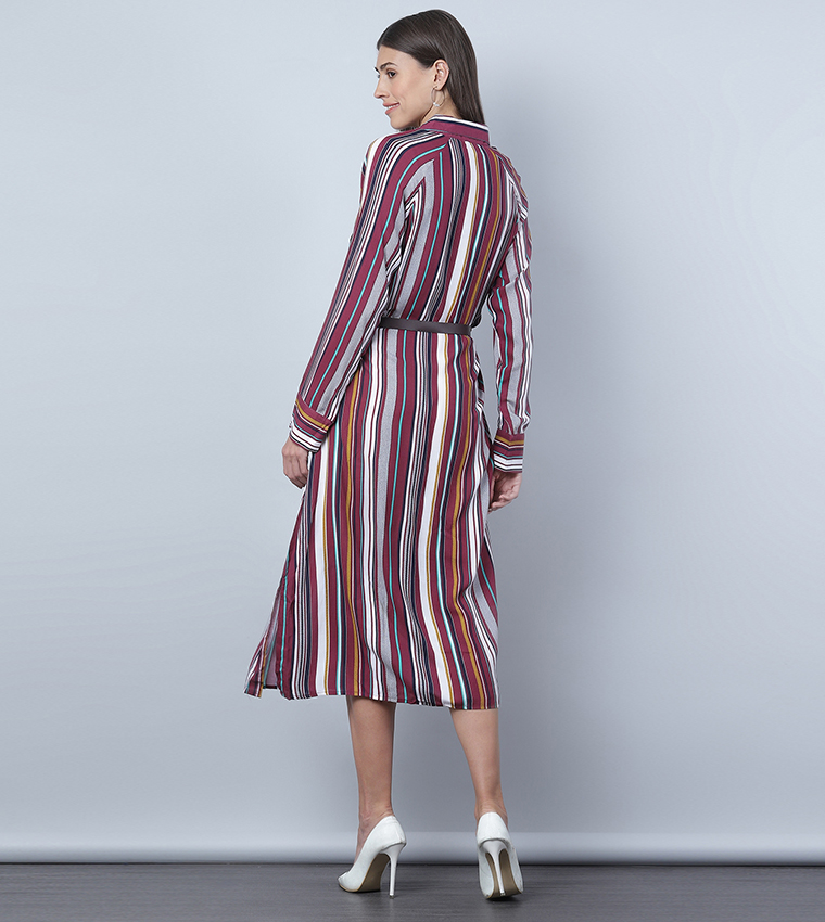 Lipsy stripe shirt sales dress