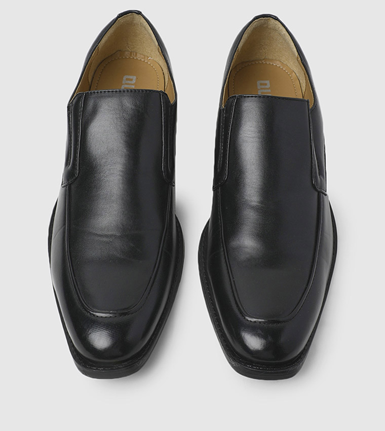 Buy HIS & HERS Slip On Formal Shoes In Black | 6thStreet Saudi Arabia