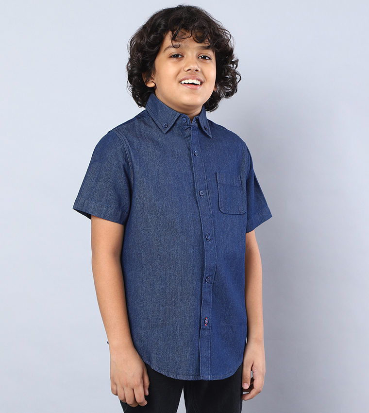 Youth 2024 denim shirt