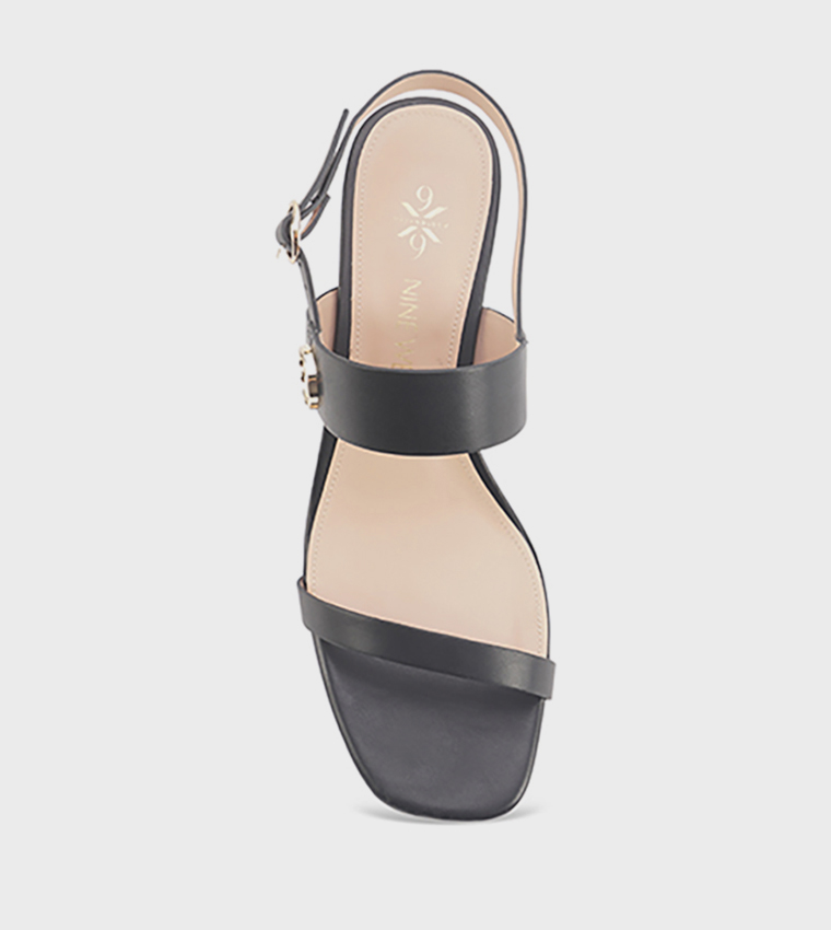 NACEDIA Slingback Block Heel Sandals