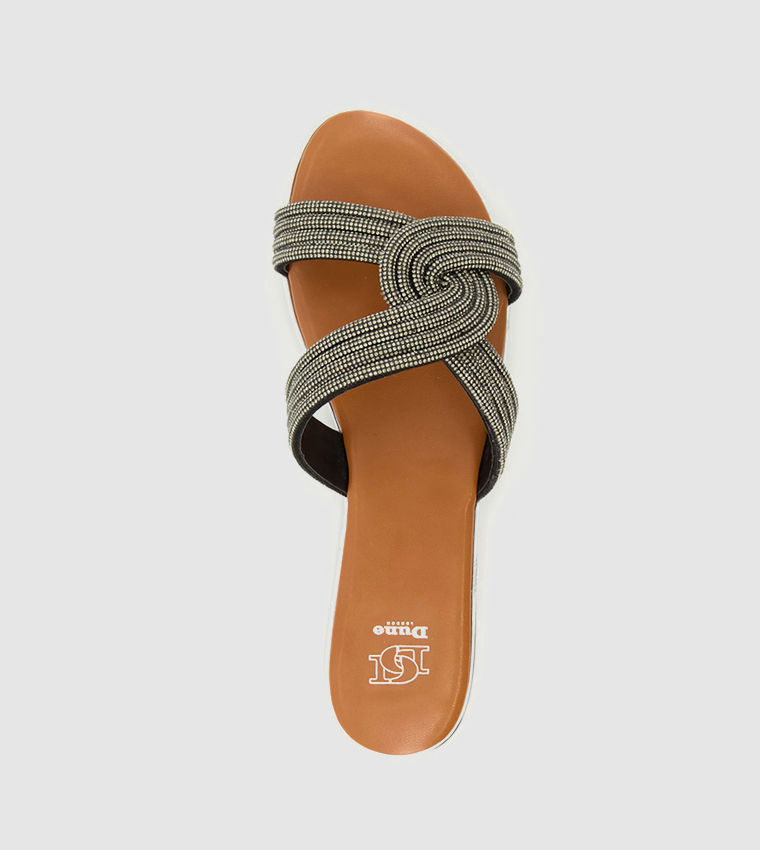 NADJA Embellished Flat Sandals