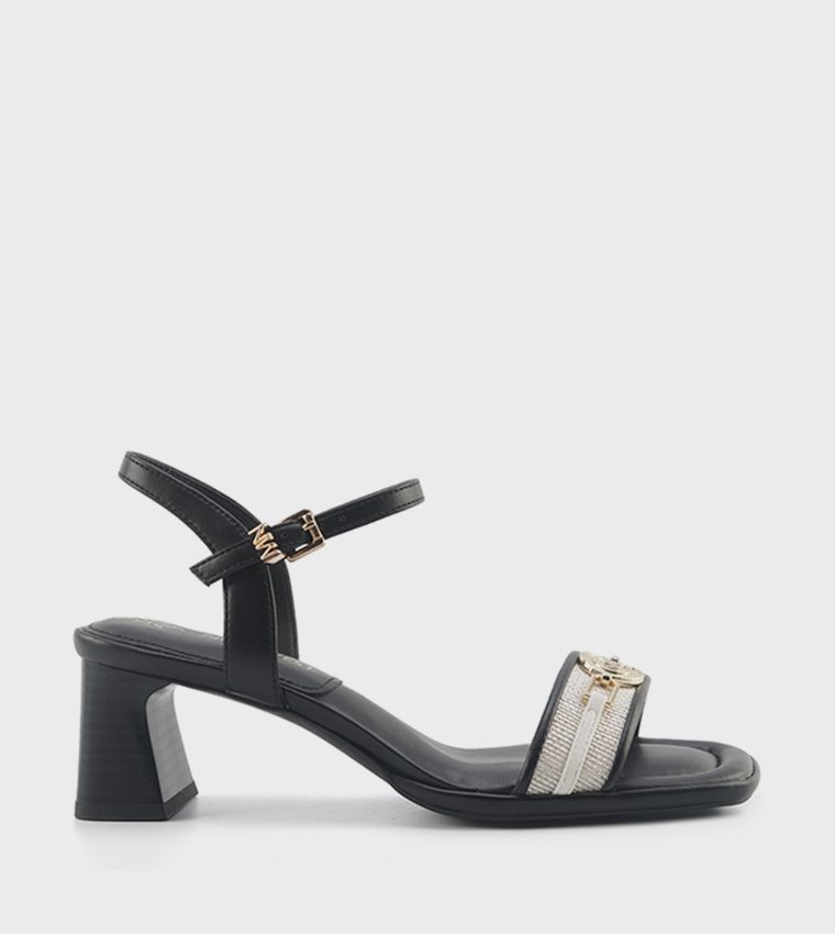 NADRINN2 Metal Detail Heeled Sandals