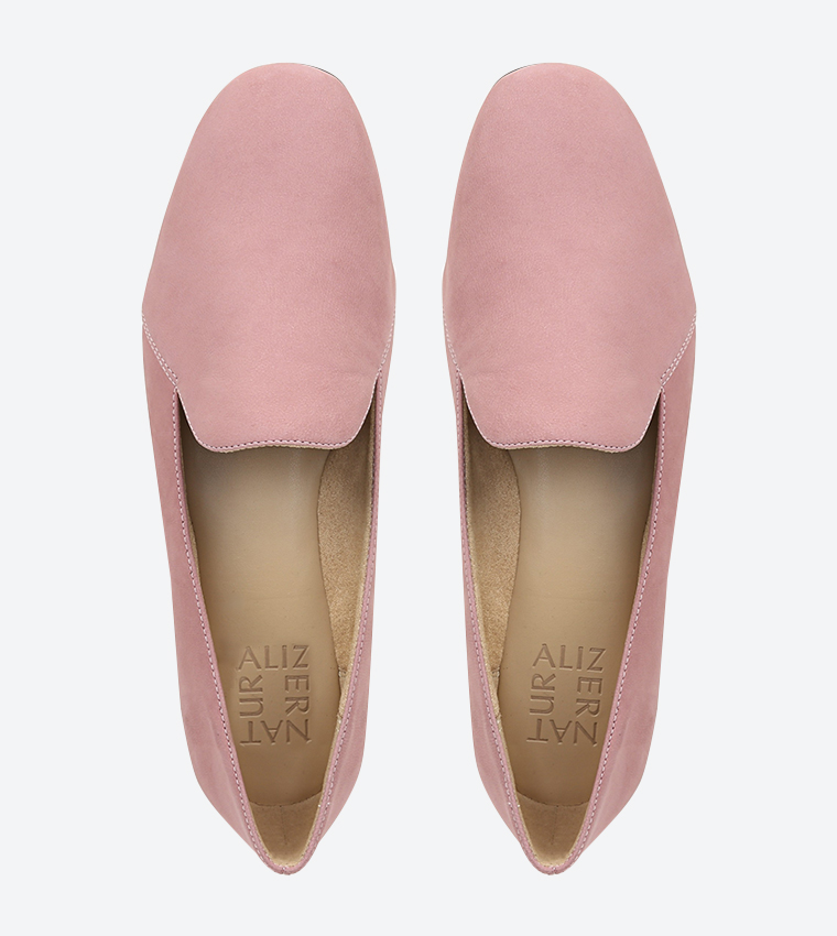 Buy Naturalizer Emiline Block Heel Round Toe Sandals Pink In Pink