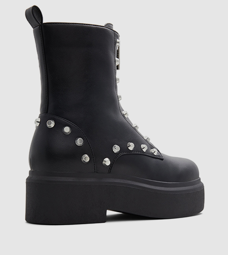 Platform heel hot sale boots