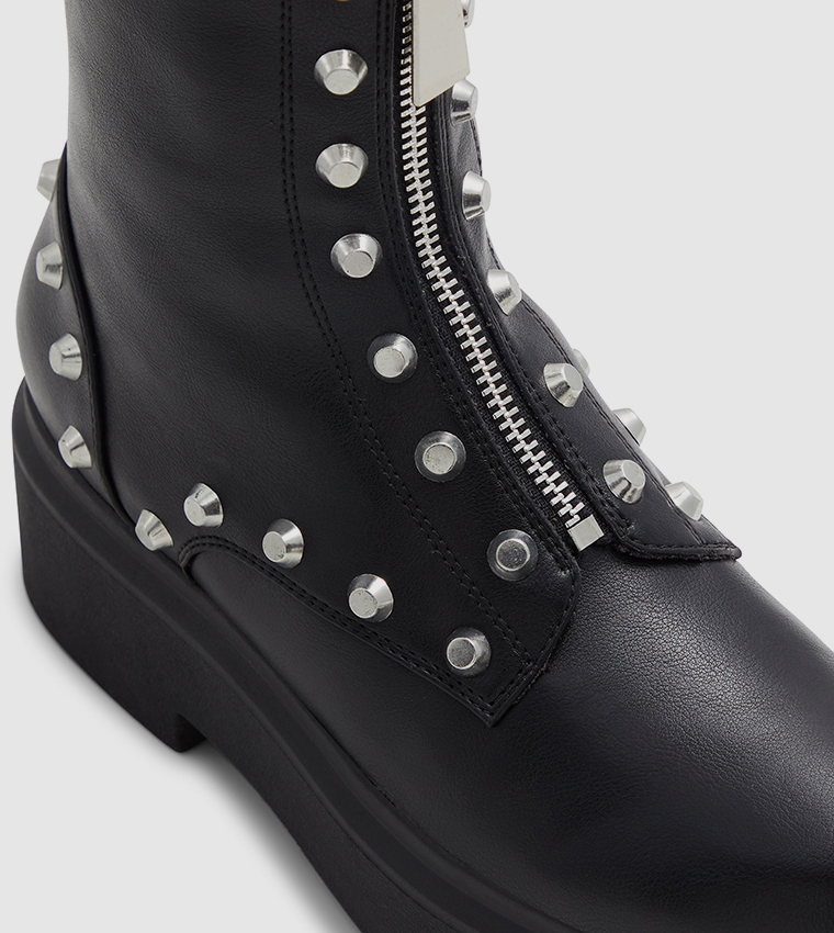 Buy Call It Spring NALA Embellished Mid Top Platform Heel Boots In