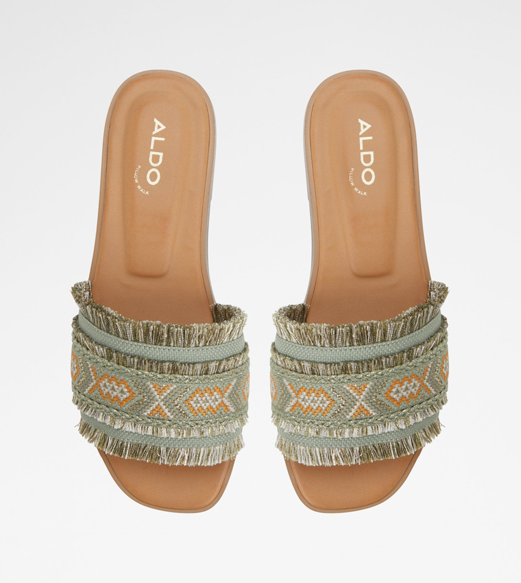 NALANI Embellished Flat Sandals