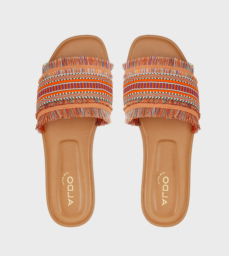 NALANI Braided Flat Sandals