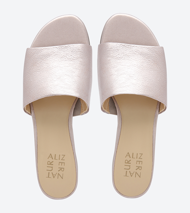 Buy Naturalizer Mason Mules Metallic NAMASON In Metallic 6thStreet UAE