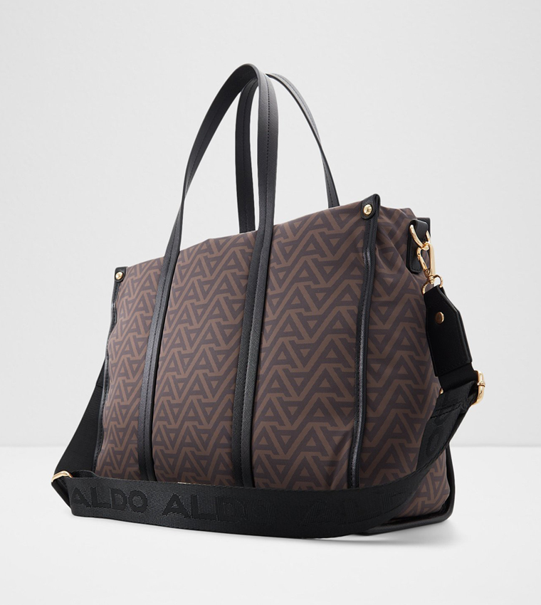 NANYSSA Patterned Tote Bag with Pouch