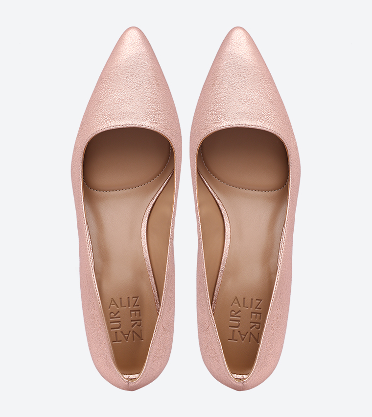 Buy Naturalizer Pippa Pointed Toe Pumps Rose Gold NAPIPPA In Rose Gold 6thStreet Kuwait