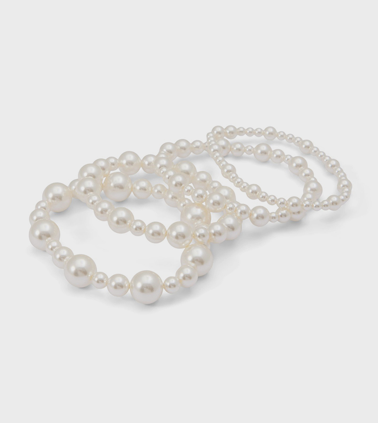 NATACHA Multipack Pearl Bracelets