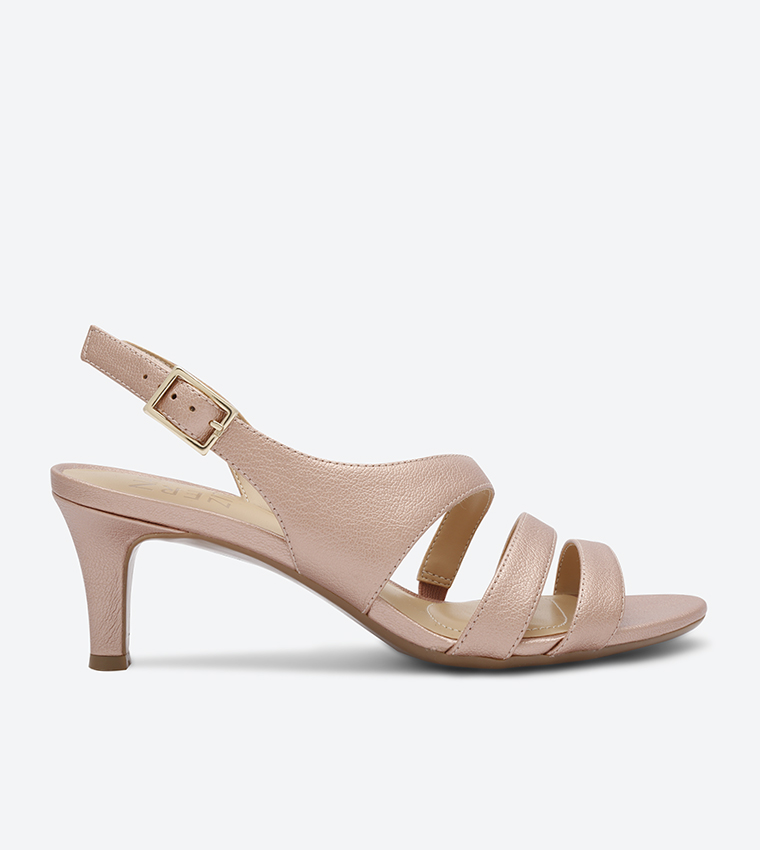 Buy Naturalizer Taimi Almond Toe Sandals Rose Gold NATAIMI In Rose Gold 6thStreet Qatar