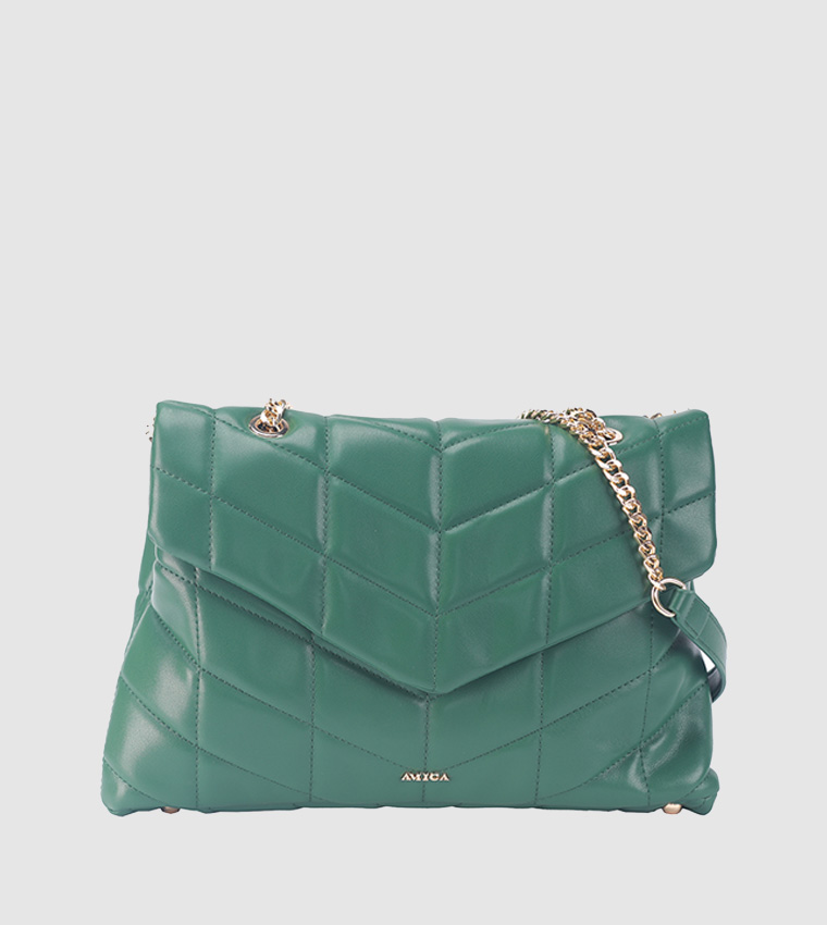 Natalia Quilted Leather Crossbody Bag