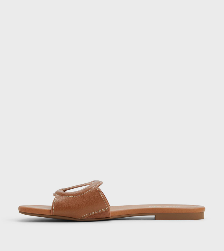 NAVINA Cut-Out Detail Flat Sandals