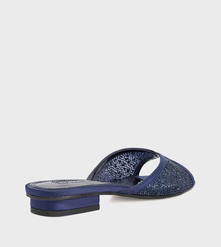 NAYA Embellished Mesh Flat Sandals