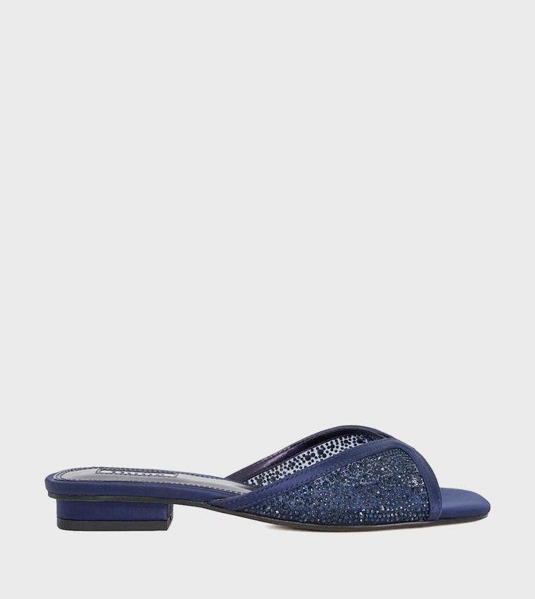 NAYA Embellished Mesh Flat Sandals