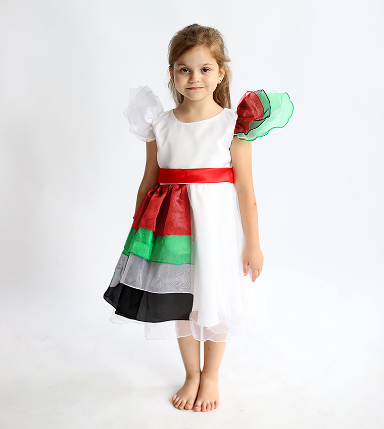 UAE National Flag Day Themed Dress