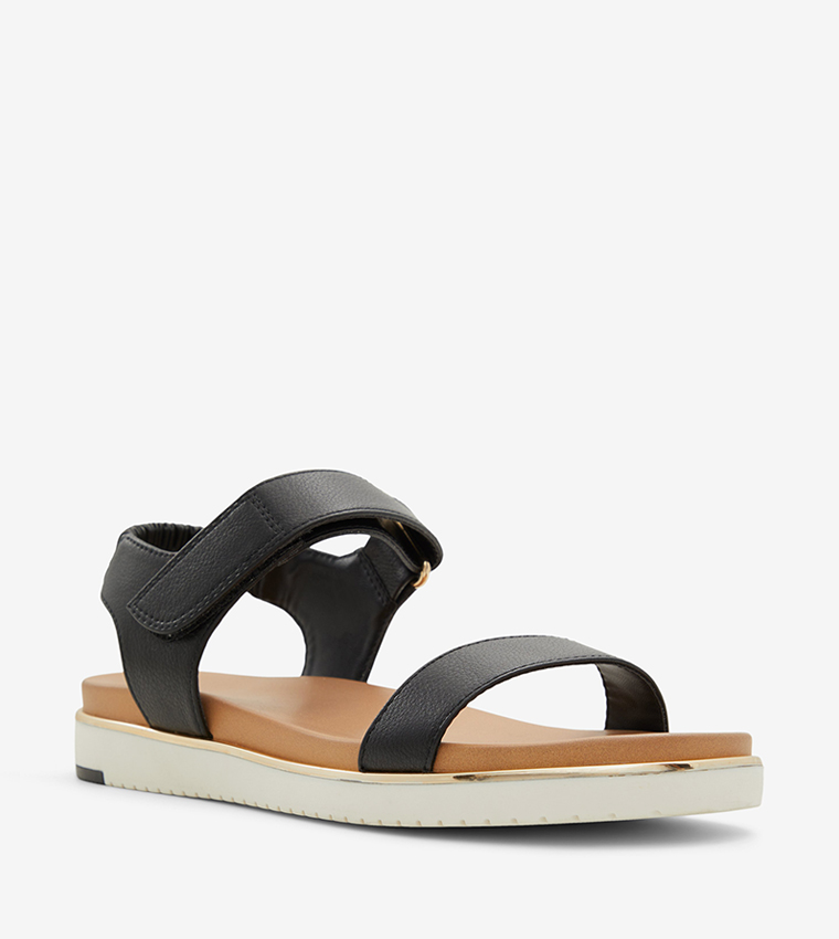 NEEMA Open Toe Flat Sandals