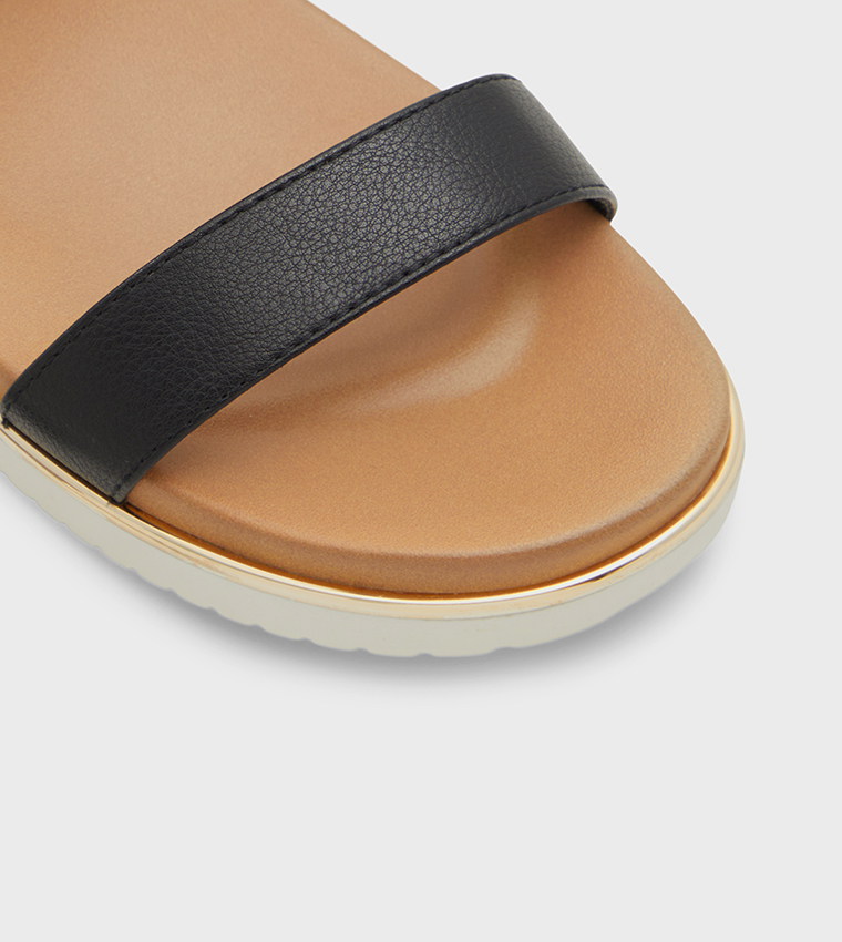 NEEMA Open Toe Flat Sandals