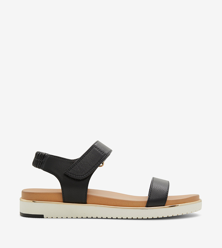 NEEMA Open Toe Flat Sandals