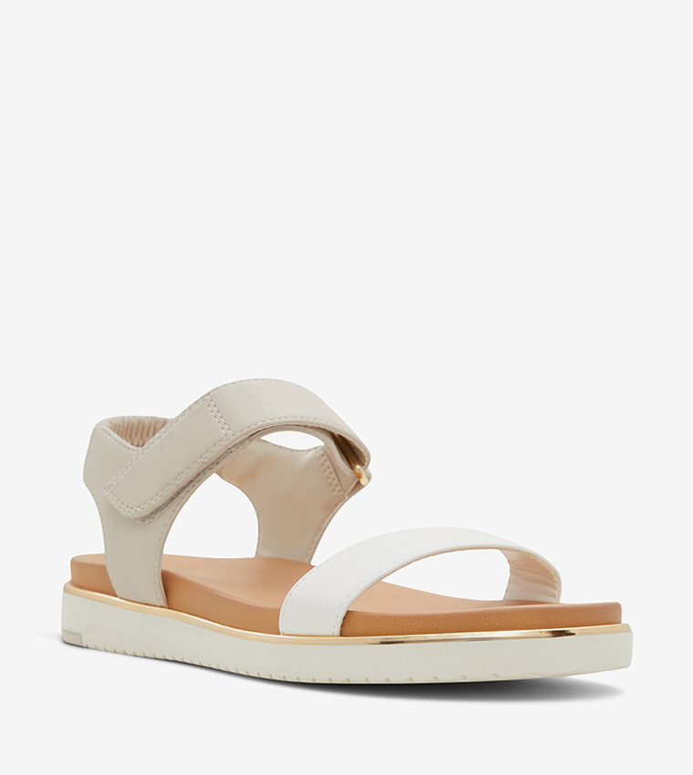 Clarks white sales sandals