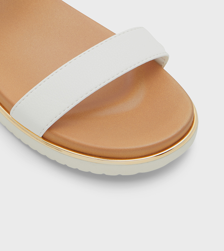 NEEMA Open Toe Flat Sandals